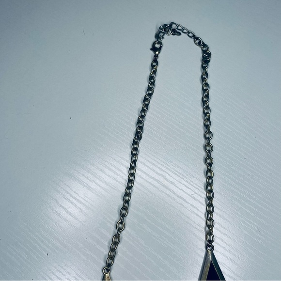 Charming Charlie Women's Gold, Purple & Blue Statement Necklace Trio Set Jewelry - Picture 6 of 12